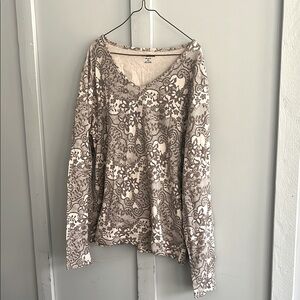Floral Print Long Sleeve Top